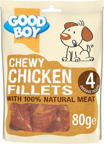 Good Boy Chewy Chicken Fillets - 80g