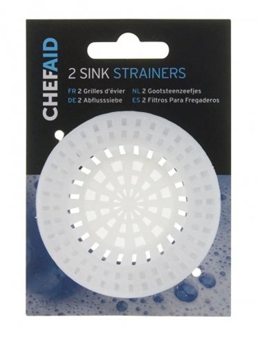 Chef Aid Plastic Sink Strainers - Set of 2