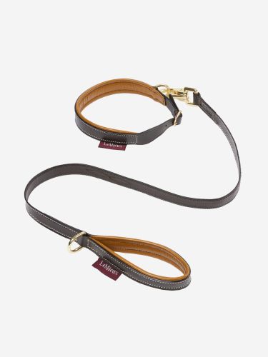 Lemieux Toy Puppy - Collar & Lead - Ginger - Brown Leather