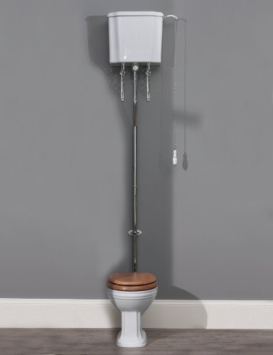 Silverdale Balasani High Level Toilet - White