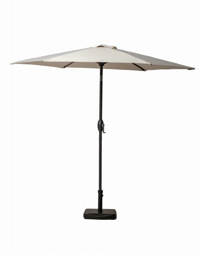 Ivory 2.5m Crank and Tilt Parasol