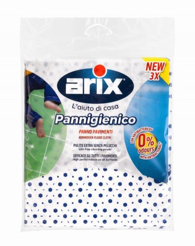 Arix 3pc Lint Free Nonwoven Floor Cloth