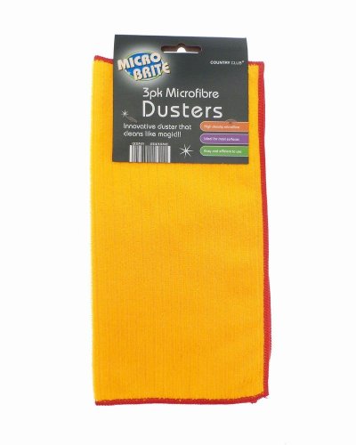 Country Club Micro Brite 3 Pack Microfibre Dusters