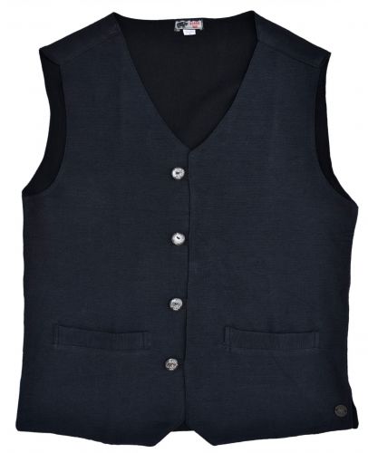 Classic waistcoat - fully lined -  black