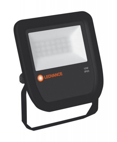 OSRAM LEDVANCE Floodlight, 10 W, 3000k, IK07, IP65 240 V - Black (097360)