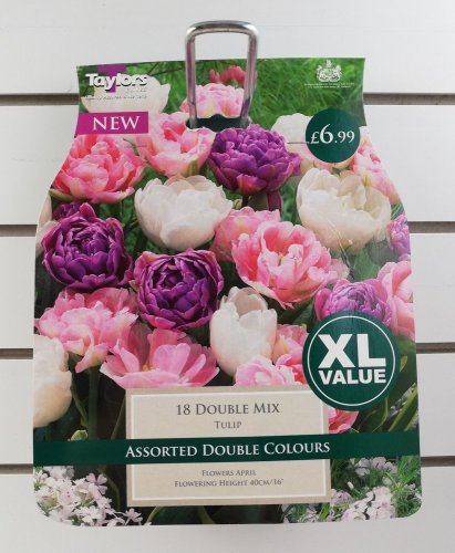 Taylors Double Mix Tulips - 18 Bulbs