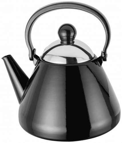 Judge Essentials Enamel Stove Top Kettle 1.5lt - Black