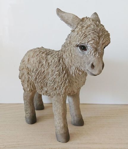 Donkey - Light Grey Standing Lifelike Garden Ornament - Indoor or Outdoor - Pet Pals Vivid Arts