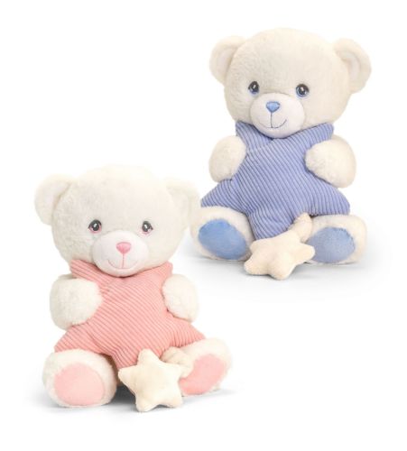 Baby Bear Musical Soft Toy with Star 20cm - Keeleco New Born Baby Keel