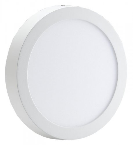 Circular LED Panel 15w 200mm dia White Trim - 3000K