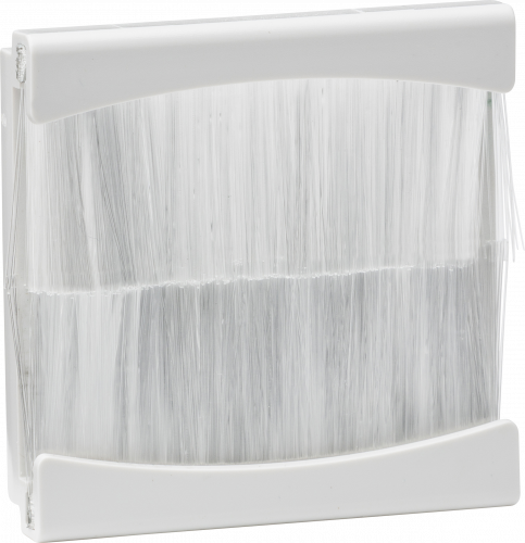 Knightsbridge Brush Module 50 x 50mm - White (NETBR2GW)