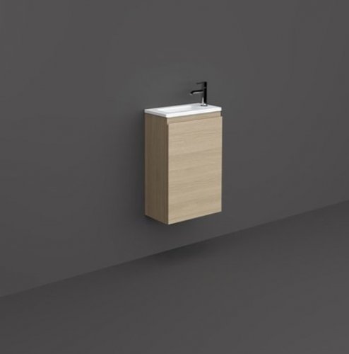 RAK Joy 40cm Scandinavian Oak Wall Hung Basin Unit