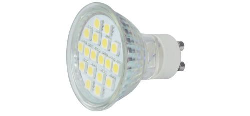 LYYT 159.001UK GU10 18 LED Lamp Cool White Colour, 6500k with High Efficiency