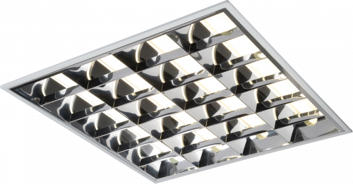 Knightsbridge 230V IP20 4x18W T8 HF CAT 2 Modular Fluorescent Fitting 600x600mm - (MRB418HF)