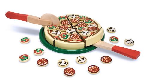 Melissa & Doug Wooden Pizza & Accessories