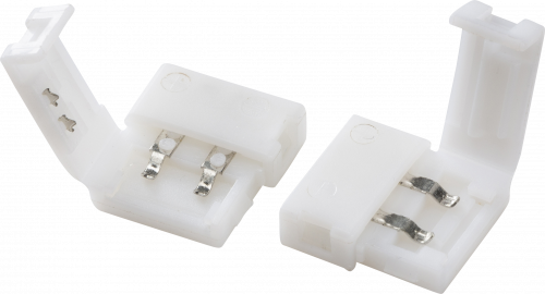 Knightsbridge 12V / 24V LED Flex Connector - Pack of 2 - Single Colour - (CON2P)