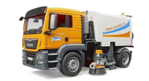 MAN TGS Truck Street Road Sweeper - Bruder 03780 Scale 1:16