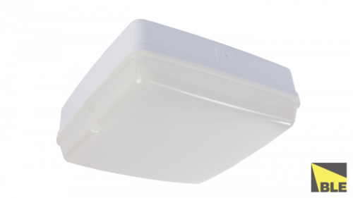 BLE LED - Square 3Hr Emergency Maintained Decorative Opal Diffuser - IP65 - (B2DS/LED/M3/WO)