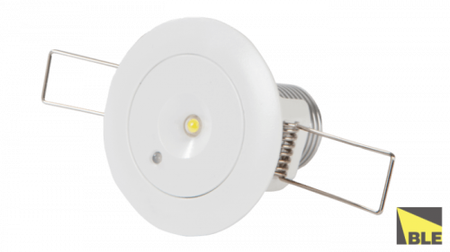 BLE 3w Mini LED Emergency Downlight White Self Test -(BC8/2/3W/M3/WSG)