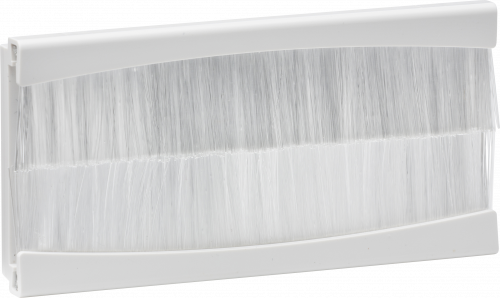 Knightsbridge Brush Module 100 x 50mm - White (NETBR4GW)