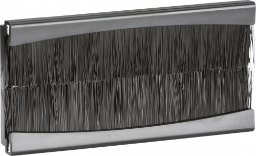 Knightsbridge Brush Module 100 x 50mm - Black (NETBR4G)