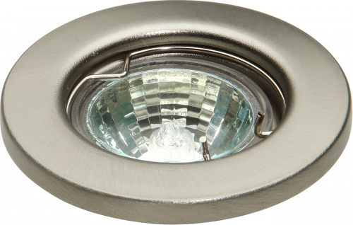 Knightsbridge IP20 12V 35W max. L/V Brushed Chrome Downlight 35mm (L01CBR)