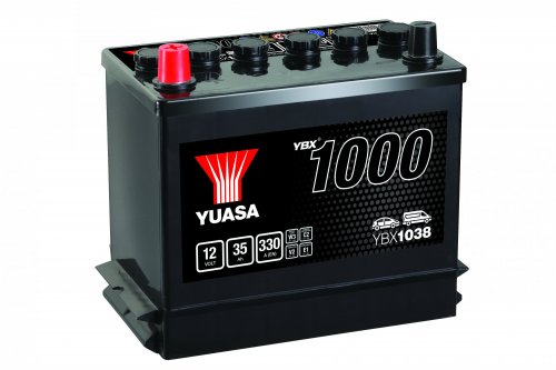 Yuasa YBX1038 Standard Battery 2Y24K Warranty
