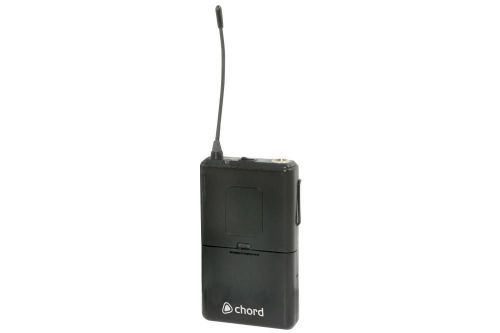 Chord 171.999 UHF 864.8MHz Beltpack Transmitters for NU2 Wireless System - Black