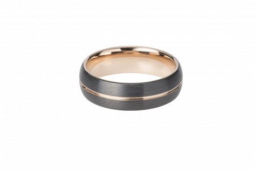 Gents Tungsten Black Ring