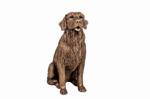 Molly Golden Retriever Dog Cold Cast Bronze Ornament - Frith Sculpture - Harriet Dunn HD121