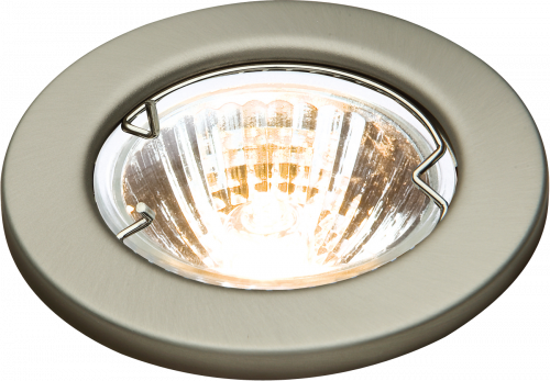 Knightsbridge IP20 12V 50W max. L/V Brushed Chrome Downlight with Bridge (L02CBR1)