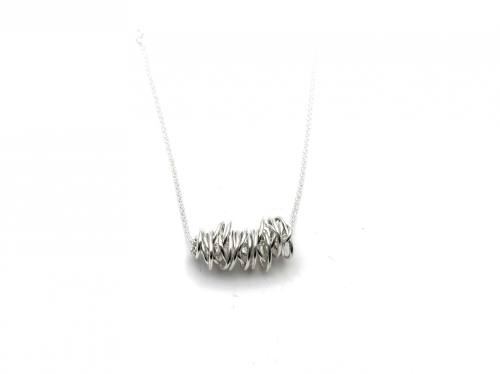 Silver Cashmere Pendant and Chain