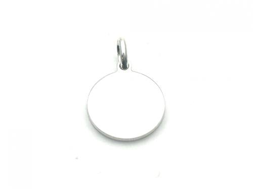 Silver Personalise Tag Discs 15mm