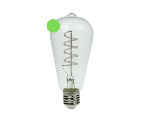 Pro-lite ST64 GREEN 4W ES DIMMABLE LED FILAMENT - (ST64/FILDIM/4W/ES/GREEN)