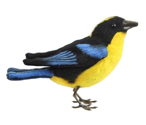 Soft Toy Blue Winged Mountain Tanager by Hansa (13cm) L. 8334