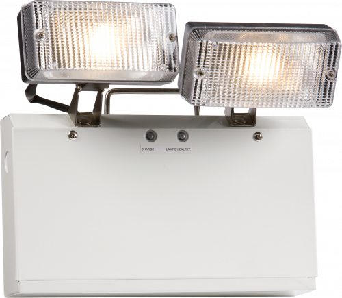 Knightsbridge 230V IP20 2x3W LED Twin Spot Emergency Light (non-maintained use only) (EMTWIN)