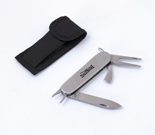 BoyzToyz RY151 Golf Pocket Tool Stainless Steel Belt Pouch Knife Spike Tool New