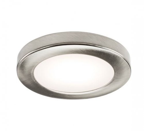 Knightsbridge UNDKIT Single 2.5W LED Dimmable Under Cabinet Light in Brushed Chrome - 3000K - (UNDK3BCWW)