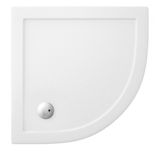 Zamori 800 x 800mm White Quadrant Shower Tray