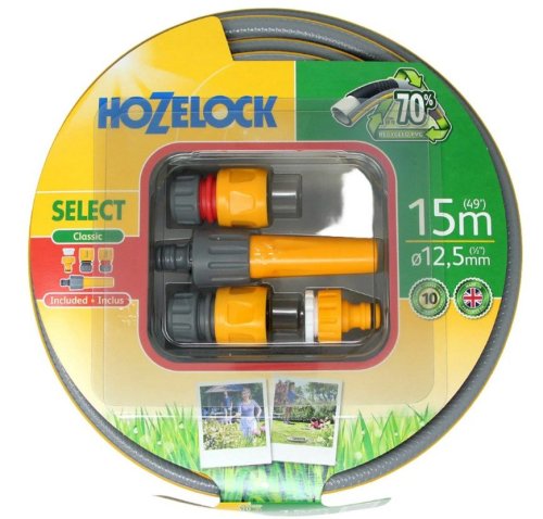 Hozelock 15M Select Hose & Fittings