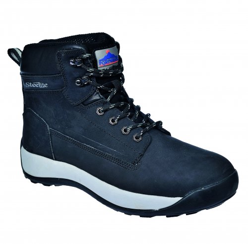 Portwest FW32 Steelite Constructo Nubuck Boot Black Size 46/UK 11