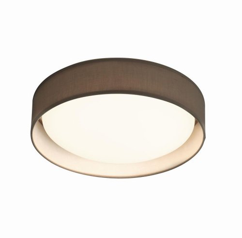 Searchlight Gianna LED Flush Ceiling Light - Acrylic with Fabric Shade