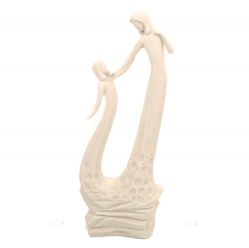 Solstice Sculptures Mothers Love 82cm in Ivory Effect