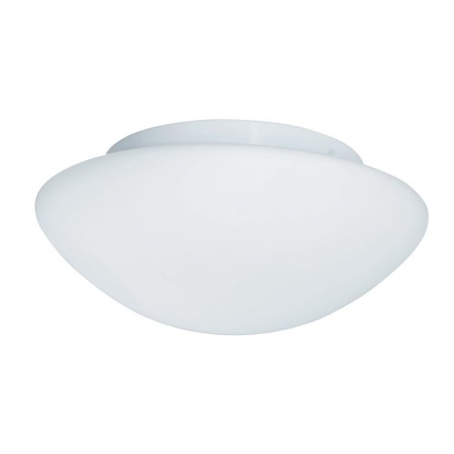 Searchlight Tokyo Bathroom Flush Ip44 1Lt - White Opal Glass Ftg 23Cm