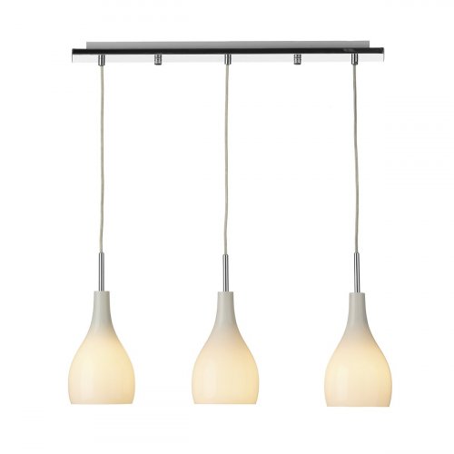 Dar Soho 3 Light Bar Pendant White