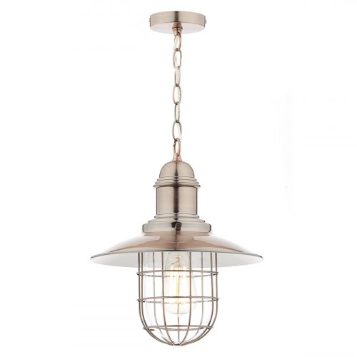 Dar Terrace 1 Light Pendant Copper