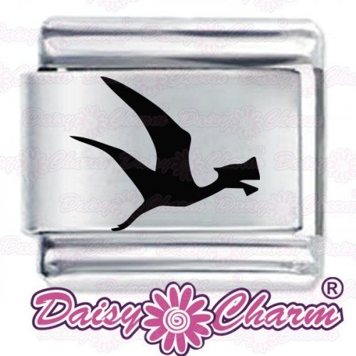 Pterosaurs Dinosaur Etched Italian Charm