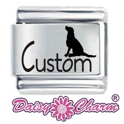 Personalised Dog Italian Charm by Daisy Charm