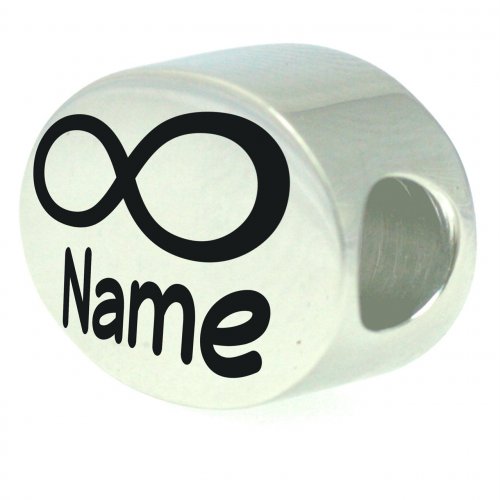 Infinity Symbol Name Pandora Style Bead