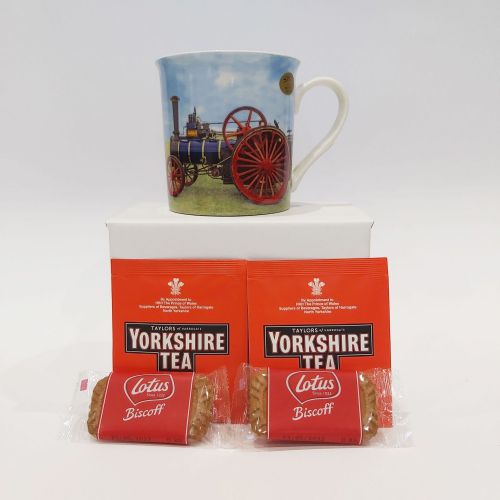 Yorkshire Tea, Biscoff Biscuit & Traction Steam Engine Mug Gift Set